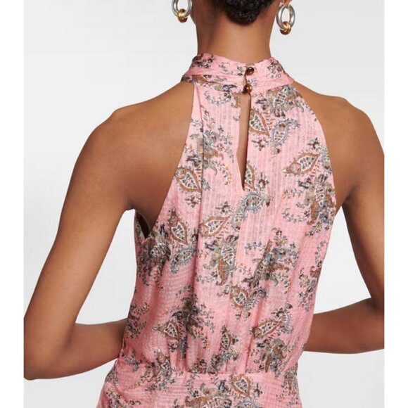 💕VERONICA BEARD💕 Leia Dress ~ Peony Multi-Color Paisley Print 00 NWT - Picture 9 of 16